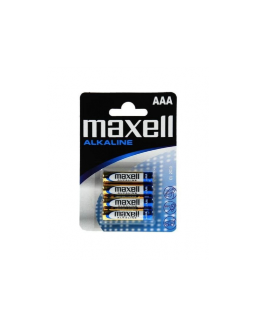 Baterie Maxell Alkaline AAA R3 1,5V alcalina set 4 buc.