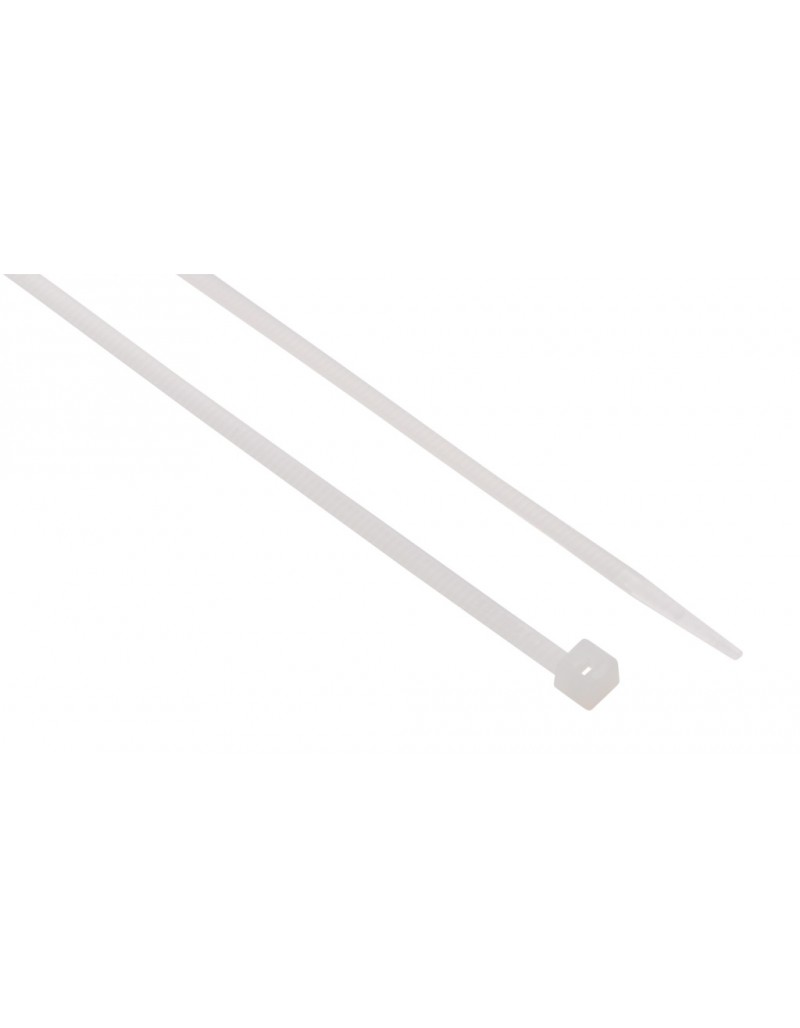 Clema (soricei) plastic alb prindere cabluri 4,5mm latime si lungime 200mm SEL.2.223