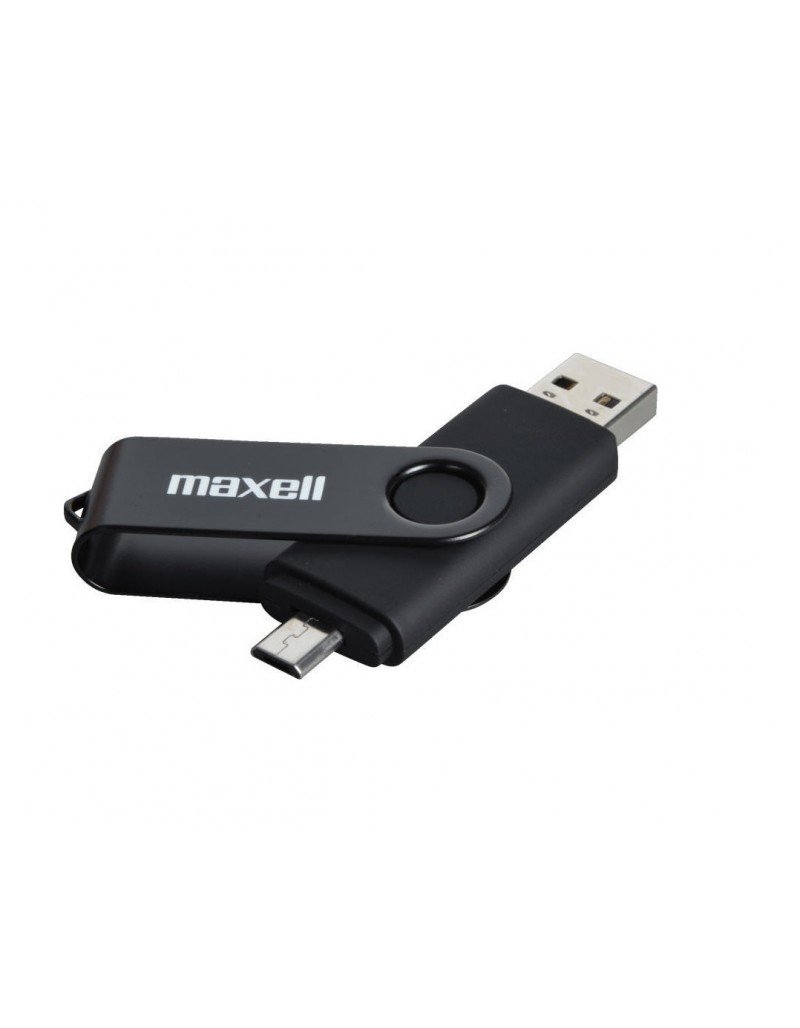 Memory Stick Maxell Dual 16 Gb USB 2.0 + micro USB OTG